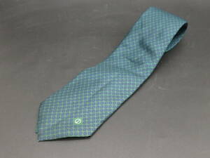 dunhill ダンヒル メンズ ネクタイ ネイビー×グリーン　チェック　柄　 ビジネス スーツ 服飾小物 ブランド　R36410