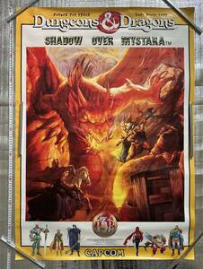 CAPCOM Dungeons & Dragons SHADOW OVER MYSTARAポスター