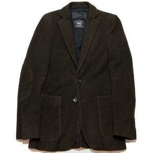 LEON掲載 定価6万 AKM MOON WOOL JERSEY HUNTING JKT Sサイズ ウールジャージハンティングジャケット ジュンハシモト wjk 1piu