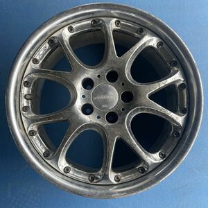 希少 3ピース　SSR AGLE STRUSSE エイグルストラッセ 18×8J+41 PCD114.3-5穴　ハブ径約74mm アルミホイール1本のみ