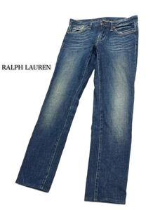 RALPH LAUREN★ラルフローレン★（28）USA国旗パッチ ジーンズ デニム パンツ