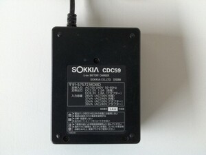 【中古】【即納可】純正品　充電器　CDC59　SOKKIA　ソキア　　