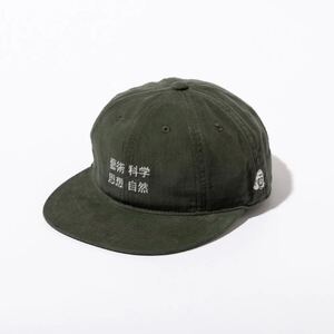 TACOMA FUJI RECORDS 藝術科学思想自然 CAP 新品未使用 cap new ダークグリーン 2024 タコマフジレコード　キャップ