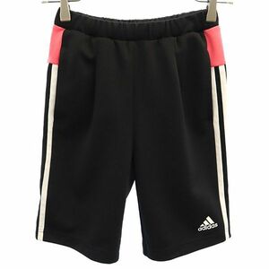 アディダス 3ライン トレーニング ジャージショートパンツ 140 ブラック adidas キッズ