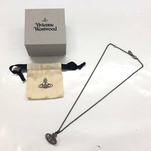 □Vivienne Westwood ネックレス シルバー ヴィヴィアンウエストウッド スモール タイニー オーブ ペンダント 複数落札同梱OK B240809-7