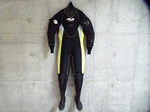 World Dive ワールドダイブ LIMITED EDITION ドライスーツ 着丈約140cm 厚み約5mm ブーツ24.0cm 女性用 ダイビング 管理6X1214B-C2