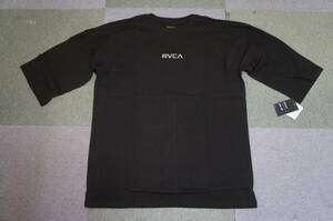 送込 新品 RVCA ルーカ 半袖Tシャツ スタンダードBOX ブラック 完売 スケボー サーフ