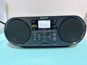 ★SONY ソニー CDラジオ Bluetooth/FM/AM/ ブラック ZS-RS81BT 動作確認済み