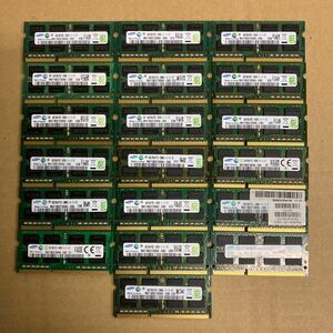 X115 SAMSUNG ノートPCメモリ 4GB 2Rx8 PC3-12800S 19枚