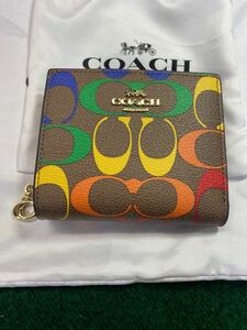 コーチ 2つ折り財布 ブラウン 茶 COACH ウォレット COACH コーチ　