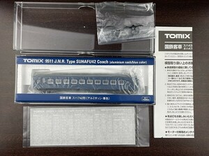 とても綺麗な TOMIX 9511 国鉄客車 スハフ42形(アルミサッシ・青色) *ケースなしで送料185可／g7Yy