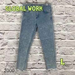 ☆R60075P☆ GLOBAL WORK デニムジーンズ サイズL