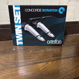 Ortofon Concorde Mk11 CLUB TWIN ヘッドシェルカートリッジ、シェル一体型、黒、２本セット