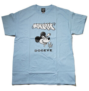 NINJA X (ニンジャエックス) オリジナル Tシャツ Mouse Trip T-Shirt Light blue ライトブルー (L)