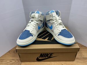 【46480.0524N】☆室内試着１回のみ 極美品☆Nike ナイキ Air Jordan 1 Zoom CMFT 2 Dark Powder Blue 25.0cm DV1307-104 スニーカー