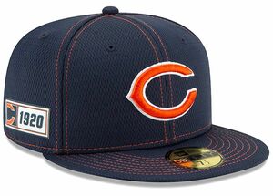 【7.1/2】 限定 100周年記念モデル NEWERA ニューエラ BEARS シカゴ ベアーズ 紺 ネイビー 59Fifty キャップ 帽子 NFL アメフト USA正規品