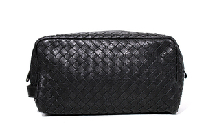 BOTTEGA VENETA ボッテガヴェネタ イントレチャート セカンドバッグ クラッチバッグ BLACK ブラック 174361 V6141 1000 /◆ メンズ