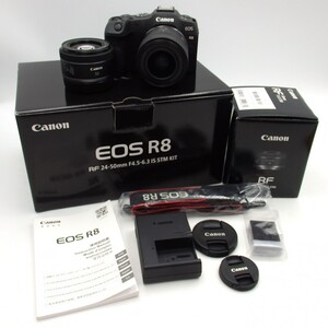 1円〜 Canon キヤノン EOS R8 ミラーレス一眼カメラ レンズ2点 箱付 動作確認済 現状品 y280-3183730【Y商品】