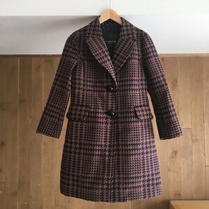 極美品 MACKINTOSH マッキントッシュ　中綿　千鳥　チェスター　コート38