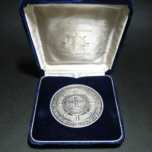 IAPH 洋銀 メダル 約131g 日本港湾協会成立25周年記念メダル