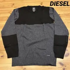 DIESEL(ディーゼル)ニット　セーター　バイカラー　L