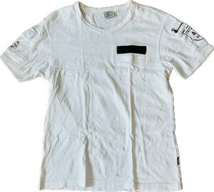 【送料無料】【即決】【USED】AVIREX/VネックTシャツ/L/240507