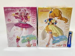 HUGっと！プリキュア　キューティーフィギュア　2種　キュアエール　キュアエトワール　食玩