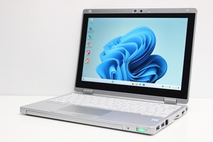 ノートパソコン 2in1PC Windows11 WPS office搭載 中古 Panasonic レッツノート CF-RZ6 第7世代 Core i5 SSD256GB メモリ8GB カメラ