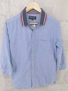 ◇ BEAMS HEART ビームス ハート 長袖 シャツ M ブルー系 メンズ