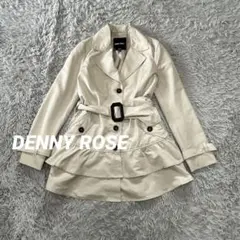 6128【DENNY ROSE】イタリア製 ティアードトレンチコート（XS）