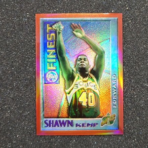 ◆【Orange Bordered】Shawn Kemp Topps Finest Mystery Finest card#m4　◇検索：ショーン・ケンプ　Seattle Supersonics