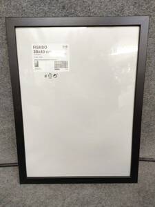 IKEA イケア　FISKBO 30㎝×40㎝　額縁　フレーム　黒