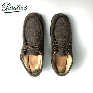 激レア　Paraboot パラブーツ　アルパカ素材　シューズ　ハイカット　メンズ