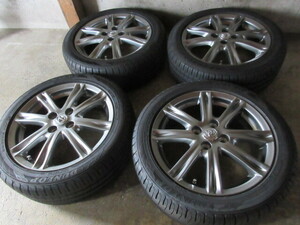 トヨタ Vitz ヴィッツ RS 純正 (ガンメタ) (16x6+51 4H/100) バリ溝(DUNLOP ENASAVE EC204) 195/50R16 純正戻し 流用も 格安1,000-売切り!!