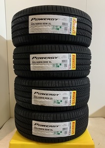 在庫あり＜送料別＞2024年新品夏タイヤ４本セット 225/45R18 95W XL (SPI030-4)PIRELLI POWERGY 225/45/18　パワジー　サマータイヤ