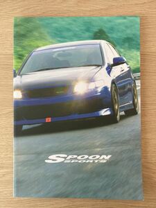 【希少】スプーンスポーツ パーツカタログ SPOON SPORTS PARTS CATALOGUE EG6 DC2 AP1 EK4 EK9 EF9 CL7 AP1 CIVIC TYPE-R タイプR 2002年