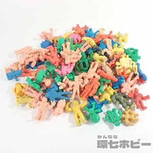 3RJ50◆当時物 キン消し キン肉マン 消しゴム ミートくん ブロックマン 他 大量セット まとめ ジャンク/バンダイ アマダ 山勝 肌色 送:-/60