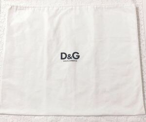 ドルチェ&ガッバーナ「DOLCE&GABBANA 」バッグ保存袋 特大サイズ (2794) 正規品 付属品 内袋 布袋 巾着袋 71×58cm ホワイト 不織布製 