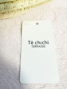 未使用タグ付き●可愛い♪テチチ Te chichi Techichi TERRASSE ペーパーベレー●サマンサモスモス SM2 紫外線対策 帽子 麦わら おしゃれ