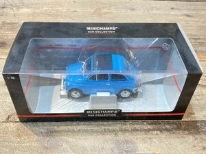 ミニチャンプス 1/18 フィアット 500L 1968 ブルー 150121600 [29-9034]