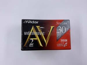 105-y10279-60: ビクター VHSCテープ 2パック 2TC-30AVB 未開封品
