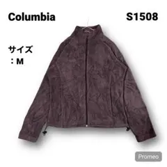 【即購入OK】Columbia フリースジャケット サイズM パープル