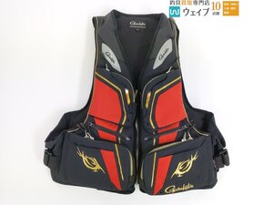 がまかつ ニュー フローティングベスト GM-2193 ブラック×レッド LLサイズ