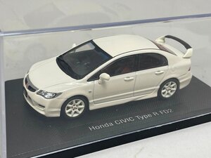 EBBRO エブロ 1/43 Honda ホンダ Civic シビック タイプR FD2 ホワイト 44293