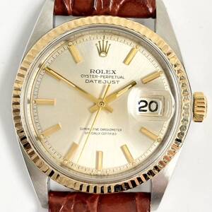 【ジャンク】【1円スタート】ROLEX DATEJUST デイトジャスト　1601 ヴィンテージ　自動巻　メンズ　【2024年1月OH・外装仕上げ済み】