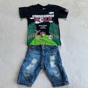 ハーフパンツ Tシャツ 半ズボン 半袖 コンベックス　子供　キッズ　FOファクトリー　90 95