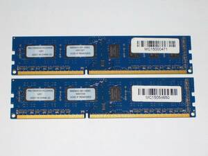 ◆Kingston製 PC3-12800 (DDR3-1600) 8GB (4GB×2枚組) 完動品 即決！★送料120円