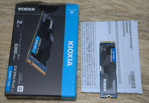 KIOXIA 内蔵 SSD 2TB SSD-CK2.0N4PLG NVMe M.2 Type 2280 PCIe Gen4.0×4 (最大読込: 5,000MB/s) 国産BiCS FLASH TLC搭載 EXCERIA PLUS G3 