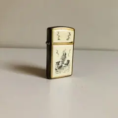 ダブルイヤーブラス帆船スリムZIPPO