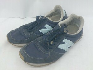 ◇ NEW BALANCE ニューバランス D WL220CRC スニーカー シューズ サイズ25ｃｍ ネイビー メンズ E